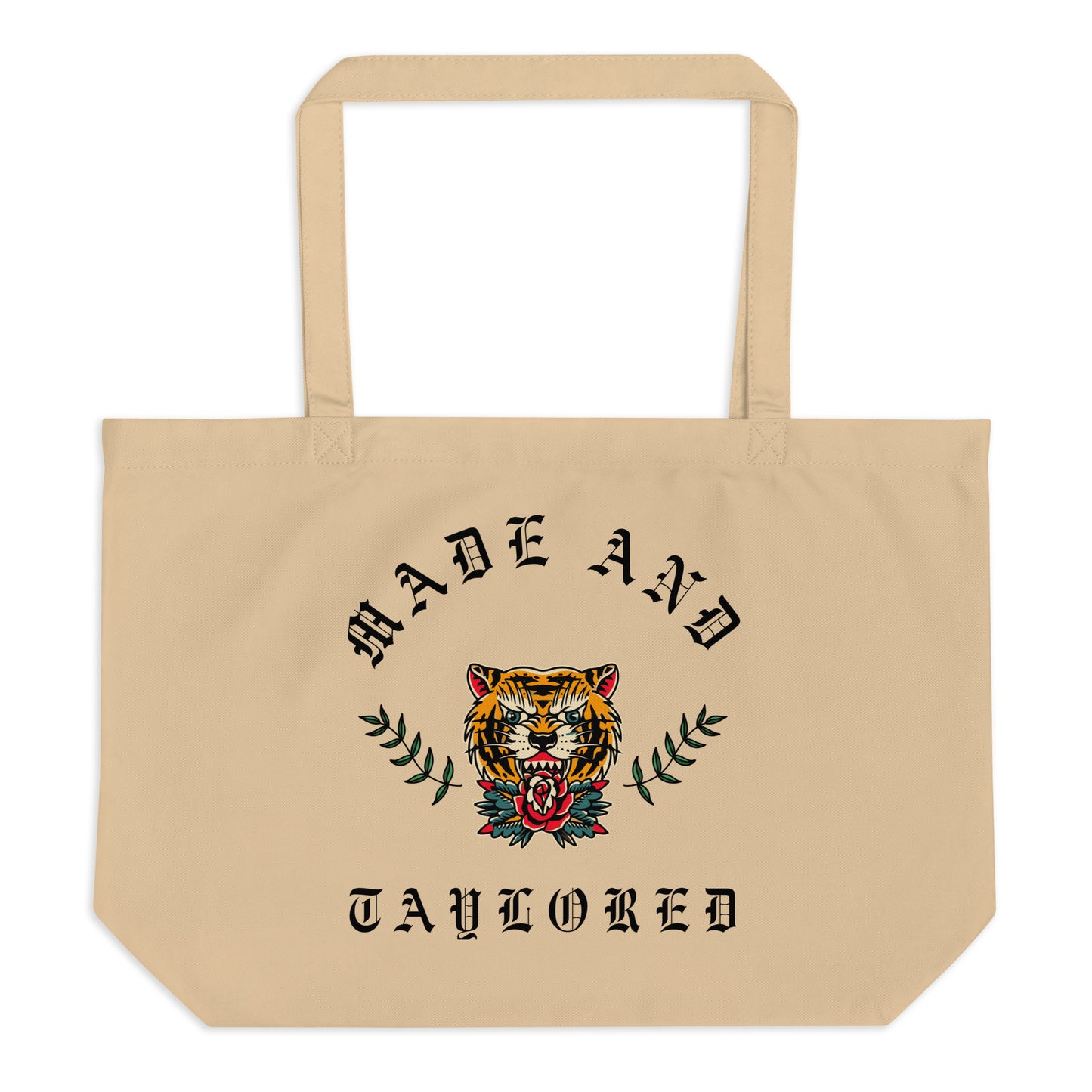 Large organic tote bag